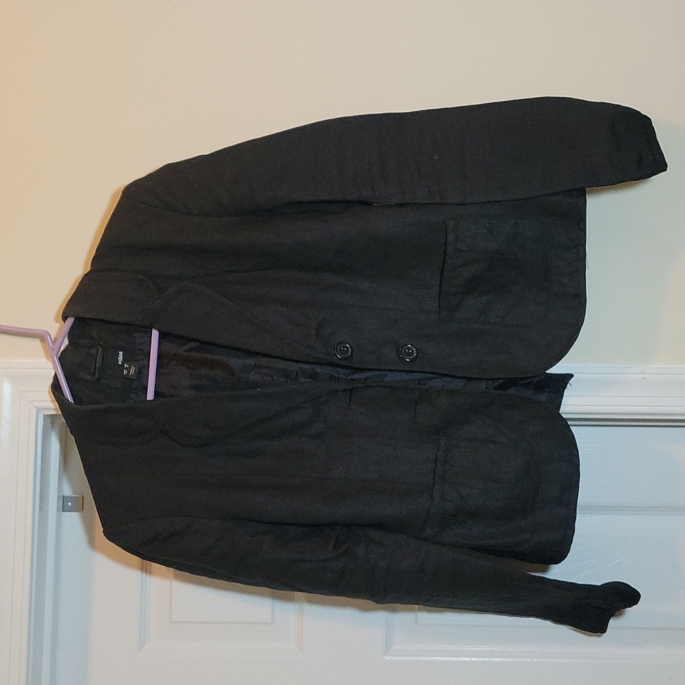H&M black blazer size 8